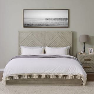 Modern bed design stylish decor - Connie Leonard furniture and flooring