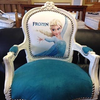 Frozen chair for kids - Connie Leonard furniture and flooring