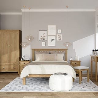 Stylish bedroom design - Connie Leonard furniture and flooring